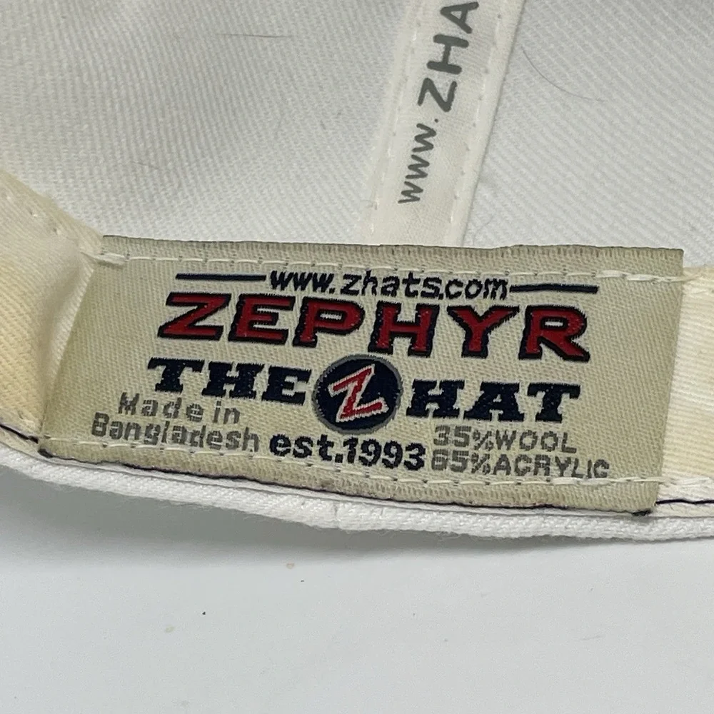 Zephyr Irish Notre Dame‎ Cap Navy Green Embroidery Adjustable Snapback Hat